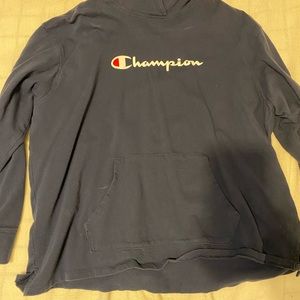 Navy blue champion pull over!